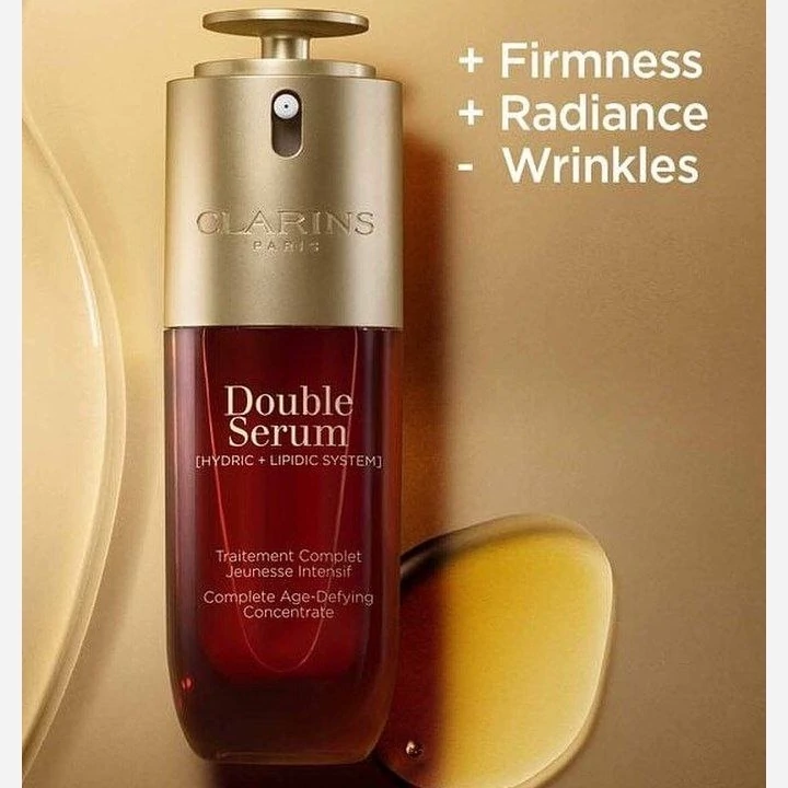 دابل سرم ضد چروک کلارنس Clarins حجم 50 میل