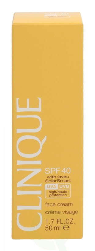 کرم ضد آفتاب ضد چروک کلینیک Clinique SPF 40 with/avec solar smart Face Cream