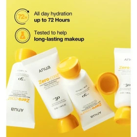 ضدآفتاب ابرسان زیرو کست آنوا SPF50+ حجم 50 میلیلیتر