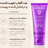 ضد آفتاب و اسانس جوانساز نامبوزین شماره ۹ مدل NAD+ Peptides اورجينال حجم 50ميل