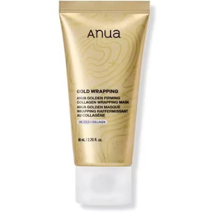 ماسک شب لیفت کننده و درخشان کننده طلای ۲۴ و کلاژن آنوا Anua Golden Firming Collagen Wrapping Mask Kpop Demon hunters Collaboration